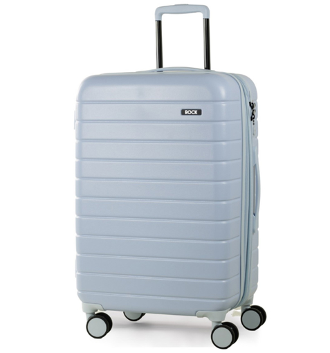 Obrázek z Cestovní kufr ROCK TR-0214/3-M ABS - světle modrá - 60 L + 10% EXPANDER 