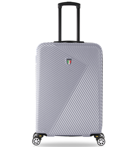 Obrázek z Kabinové zavazadlo TUCCI T-0118/3-S ABS - stříbrná - 46 L 