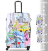 Obrázek z Sada cestovních kufrů TUCCI T-0164/3 New York Love - 88 L / 57 L + 35% EXPANDER / 33 L 