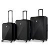 Obrázek z Sada cestovních kufrů TUCCI T-0118/3 ABS - černá - 122 L / 79 L + 35% EXPANDER / 46 L 