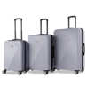 Obrázek z Sada cestovních kufrů TUCCI T-0118/3 ABS - stříbrná - 122 L / 79 L + 35% EXPANDER / 46 L 
