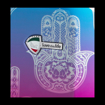 Obrázek z Plastový kufr MIA&nbsp;TORO Love This Life Hamsa L - barevný potisk - 98 L 