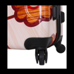 Obrázek z Kabinový kufr MIA&nbsp;TORO Ricci Wood Mozaic Flowers S - barevný potisk - 39 L 