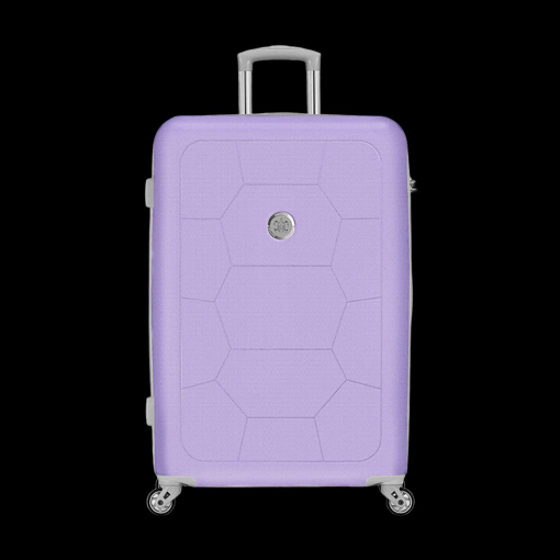 Obrázek z Plastový kufr SUITSUIT® Caretta Bright Lavender L - fialová - 83 L 