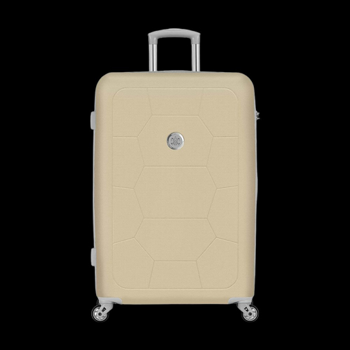 Obrázek z Plastový kufr SUITSUIT® Caretta Pale Khaki L - béžová - 83 L 