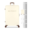 Obrázek z Plastový kufr SUITSUIT® Fab Seventies Antique White L - bílá - 91 L 