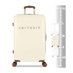 Obrázek z Plastový kufr SUITSUIT® Fab Seventies Antique White M - bílá - 60 L 