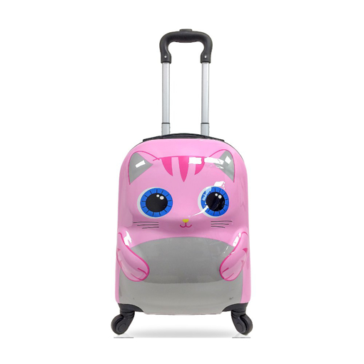 Obrázek z Dětský kufr TUCCI 3D Cutte Kitty - růžová - 28 L 