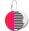 Obrázek z Jmenovka na kufr Addatag - Multi Stripes Pink 