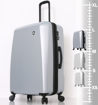 Obrázek z Cestovní kufr MIA TORO M1713/3-L - stříbrná - 101 L + 25% EXPANDER 