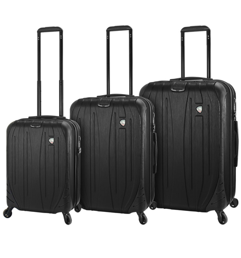 Obrázek z Sada cestovních kufrů MIA TORO M1525/3 - černá - 95 L / 62 L / 37 L + 25% EXPANDER 