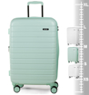 Obrázek z Cestovní kufr ROCK TR-0214/3-M ABS - světle zelená - 60 L + 10% EXPANDER 