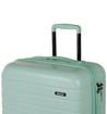 Obrázek z Cestovní kufr ROCK TR-0214/3-M ABS - světle zelená - 60 L + 10% EXPANDER 