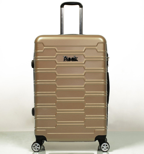 Obrázek z Cestovní kufr ROCK TR-0231/3-M ABS - champagne - 71 L 