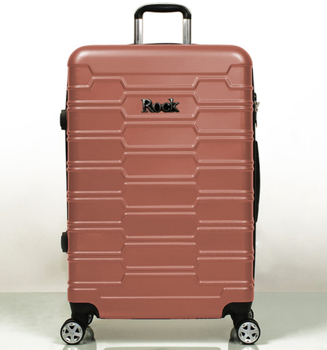 Obrázek z Cestovní kufr ROCK TR-0231/3-L ABS - růžová - 97 L 