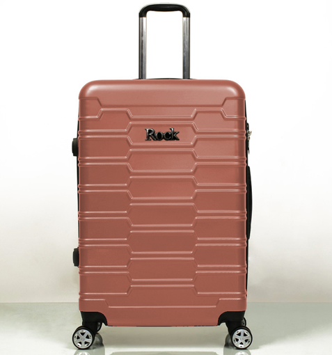 Obrázek z Cestovní kufr ROCK TR-0231/3-M ABS - růžová - 71 L 