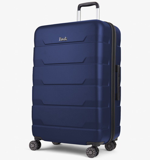 Obrázek z Cestovní kufr ROCK TR-0232/3-L ABS - tmavě modrá - 97 L 
