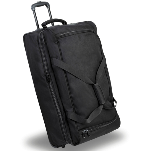 Obrázek z Cestovní taška na kolečkách ROCK TT-0031 - černá - 88 L + 20% EXPANDER 
