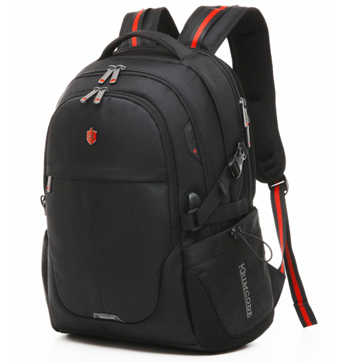 Obrázek z Batoh KRIMCODE Smart Casual 03 - černá bez USB - 36 L 
