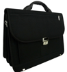 Obrázek z Aktovka REAbags 7618-T - černá/nikl - 19 L 