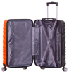 Obrázek z Cestovní kufr METRO LLTC1/3-L ABS - oranžová/šedá - 94 L 