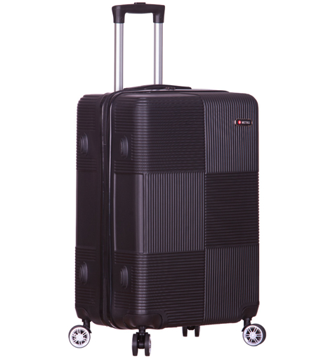 Obrázek z Cestovní kufr METRO LLTC3/3-M ABS - černá - 61 L 
