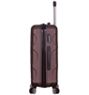 Obrázek z Cestovní kufr METRO LLTC4/3-M ABS - hnědá - 54 L 