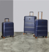Obrázek z Cestovní kufr ROCK TR-0238/3-M ABS/PC - tmavě modrá - 60 L + 20% EXPANDER 