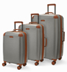 Obrázek z Sada cestovních kufrů ROCK TR-0219/3 ABS/PC - šedá - 84 L / 57 L / 35 L + 20% EXPANDER 