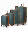 Obrázek z Sada cestovních kufrů ROCK TR-0219/4 ABS/PC - zelená - 135 L / 84 L / 57 L / 35 L + 20% EXPANDER 