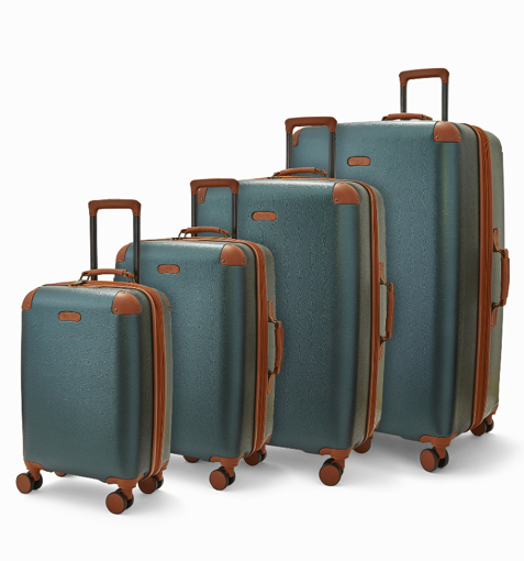 Obrázek z Sada cestovních kufrů ROCK TR-0219/4 ABS/PC - zelená - 135 L / 84 L / 57 L / 35 L + 20% EXPANDER 