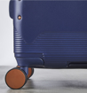 Obrázek z Sada cestovních kufrů ROCK TR-0238/3 ABS/PC - tmavě modrá - 102 L / 60 L + 20% EXPANDER / 34 L 