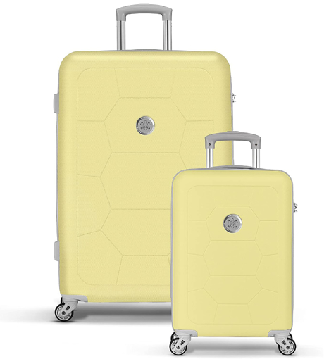 Obrázek z Sada cestovních kufrů SUITSUIT TR-1301/2 ABS Caretta Elfin Yellow - 83 L / 31 L 