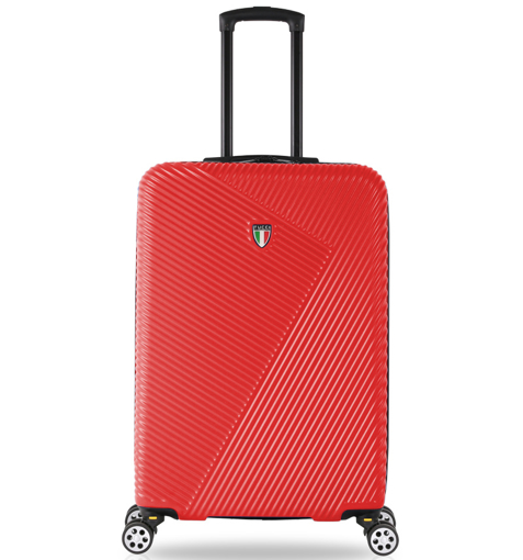 Obrázek z Kabinové zavazadlo TUCCI T-0118/3-S ABS - červená - 46 L 