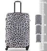 Obrázek z Sada cestovních kufrů TUCCI T-0158/3 Winter Leopard - 88 L / 57 L + 35% EXPANDER / 33 L 