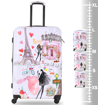Obrázek z Sada cestovních kufrů TUCCI T-0163/3 Paris Love - 88 L / 57 L + 35% EXPANDER / 33 L 