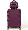 Obrázek z Sada cestovních kufrů ROCK TR-0230/3 ABS - fialová - 97 L / 71 L / 34 L / 11 L 
