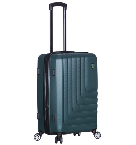 Obrázek z Kabinové zavazadlo TUCCI T-0128/3-S ABS - zelená - 46 L 