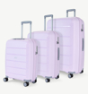 Obrázek z Sada cestovních kufrů ROCK TR-0239/3 PP - fialová - 92 L / 58 L / 36 L + 15% EXPANDER 