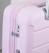 Obrázek z Sada cestovních kufrů ROCK TR-0239/3 PP - fialová - 92 L / 58 L / 36 L + 15% EXPANDER 