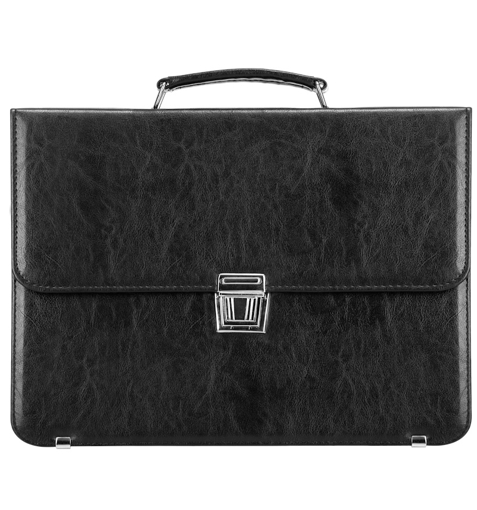 Obrázek z Aktovka REAbags 8002 - černá/nikl - 17 L 