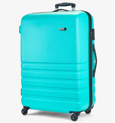 Obrázek z Cestovní kufr ROCK TR-0169/3-L ABS - aqua - 86 L 
