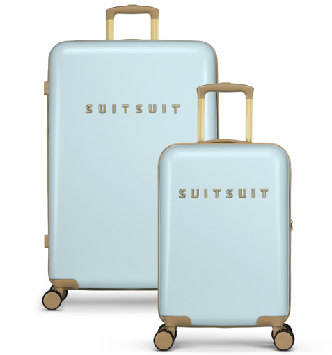 Obrázek z Sada cestovních kufrů SUITSUIT TR-6503/2 Fusion Powder Blue - 91 L / 32 L 