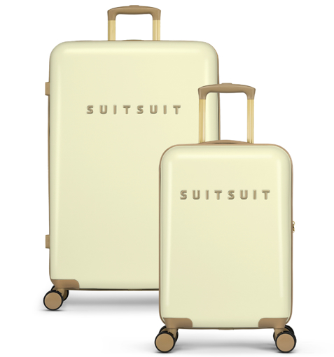 Obrázek z Sada cestovních kufrů SUITSUIT TR-6504/2 Fusion Dusty Yellow - 91 L / 32 L 