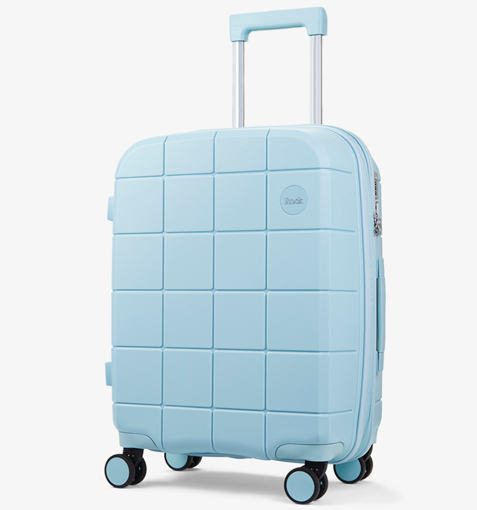 Obrázek z Kabinové zavazadlo ROCK Pixel S PP - světle modrá - 36 L + 15% EXPANDER 