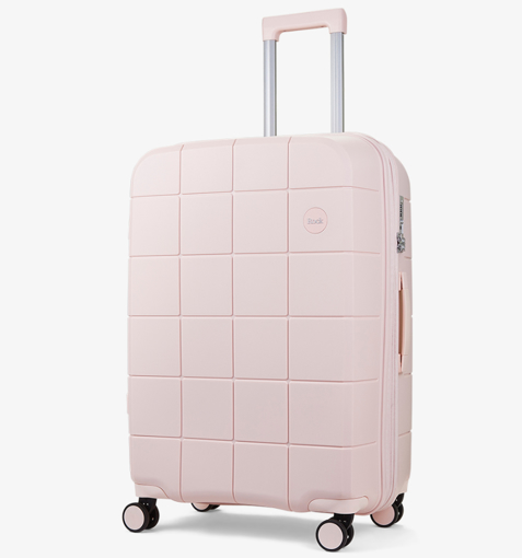 Obrázek z Cestovní kufr ROCK Pixel M PP - světle růžová - 71 L + 12% EXPANDER 