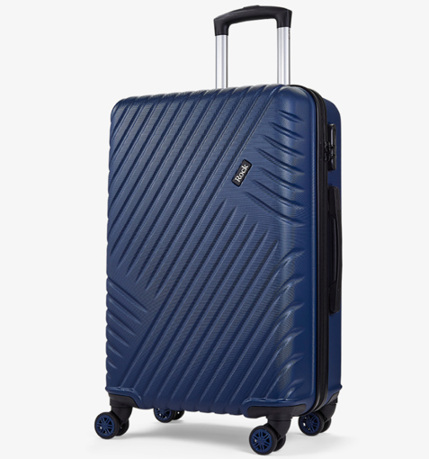 Obrázek z Cestovní kufr ROCK Santiago M ABS - tmavě modrá - 51 L 