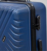 Obrázek z Sada cestovních kufrů ROCK Santiago ABS - tmavě modrá - 76 L / 51 L / 31 L 