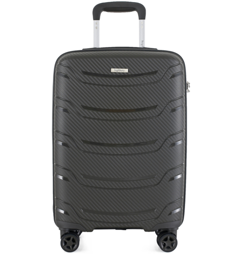 Obrázek z Cestovní kufr HIGHBURY Carbon HBY-0178/3-L PP - tmavě šedá - 92 L 