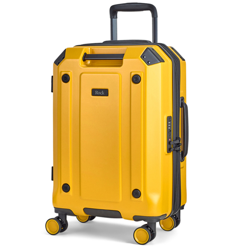 Obrázek z Kabinové zavazadlo ROCK Alpine TR-0288/3-S ABS/PC - žlutá - 39 L + 15% EXPANDER 